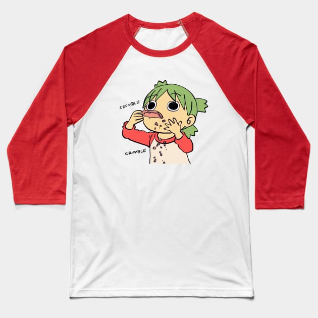 I draw yotsuba eating pizza / yotsubato Baseball T-Shirt by mudwizard